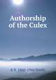 Authorship of the Culex, R B. 1860-1944 Steele 