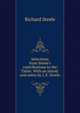 Selections from Steele's contributions to the Tatler. With an introd. and notes by L.E. Steele, Steele, Richard, Sir, 1672-1729 