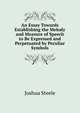 An Essay Towards Establishing the Melody and Measure of Speech to Be Expressed and Perpetuated by Peculiar Symbols, Joshua Steele 