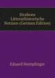 Strabons Litterarhistorische Notizen (German Edition), Eduard Stemplinger 