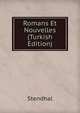 Romans Et Nouvelles (Turkish Edition), Stendhal 
