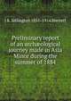 Preliminary report of an arch?ological journey made in Asia Minor during the summer of 1884, J R. Sitlington 1851-1914 Sterrett 