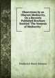Observtions by an Obscure Mediocrity, On a Recently Published Brochure Entitled "The Nemesis of Mediocrity.", Frederick Waeir Stevens 