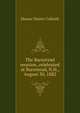 The Barnstead reunion, celebrated at Barnstead, N.H., August 30, 1882, Horace Nutter Colbath 