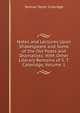 Notes and Lectures Upon Shakespeare and Some of the Old Poets and Dramatists: With Other Literary Remains of S. T. Coleridge, Volume 1, Samuel Taylor Coleridge 