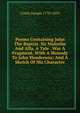 Poems Containing John The Baptist. Sir Malcolm And Alla, A Tale . War A Fragment. With A Monody To John Henderson; And A Sketch Of His Character, Cottle Joseph 1770-1853 