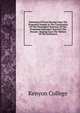 Statement Of Facts Bearing Upon The Proposed Changes In The Constitution Of The Theological Seminary Of The Protestant Episcopal Church In The Diocese . Bearing Upon The Welfare Of The Institution, Kenyon College 