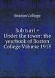Sub turri = Under the tower: the yearbook of Boston College Volume 1915, Boston College 