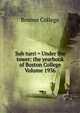 Sub turri = Under the tower: the yearbook of Boston College Volume 1936, Boston College 