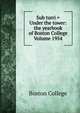 Sub turri = Under the tower: the yearbook of Boston College Volume 1954, Boston College 
