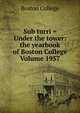 Sub turri = Under the tower: the yearbook of Boston College Volume 1957, Boston College 