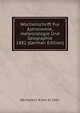 Wochenschrift Fur Astronomie,meteorologie Und Geographie 1882 (German Edition), Hermann J. Klein In Coln. 