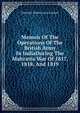 Memoir Of The Operations Of The British Army In IndiaDuring The Mahratta War Of 1817, 1818, And 1819., Valentine Blacker Lieut Colonel. 