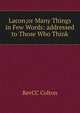 Lacon;or Many Things in Few Words: addressed to Those Who Think., RevCC Colton 