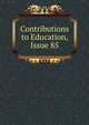 Contributions to Education, Issue 85, 