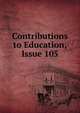 Contributions to Education, Issue 105, 