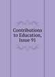 Contributions to Education, Issue 91, 