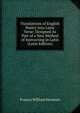 Translations of English Poetry Into Latin Verse: Designed As Part of a New Method of Instructing in Latin (Latin Edition), Francis William Newman 