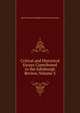 Critical and Historical Essays Contributed to the Edinburgh Review, Volume 3, Baron Thomas Babington Macaula Macaulay 