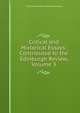 Critical and Historical Essays: Contributed to the Edinburgh Review, Volume 3, Thomas Babington Macaulay 