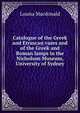 Catalogue of the Greek and Etruscan vases and of the Greek and Roman lamps in the Nicholson Museum, University of Sydney, Louisa Macdonald 