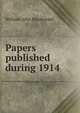 Papers published during 1914, William John Macdonald 