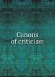 Canons of criticism, 