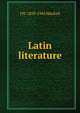 Latin literature, J. W. Mackail 
