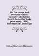 On the nature and evidence of title to realty: a historical sketch, being the Yorke prize essay (1898), University of Cambridge, Richard Cockburn Maclaurin 