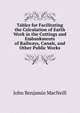 Tables for Facilitating the Calculation of Earth Work in the Cuttings and Embankments of Railways, Canals, and Other Public Works, John Benjamin MacNeill 