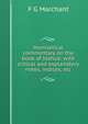 Homiletical commentary on the book of Joshua: with critical and explanatory notes, indices, etc, F G Marchant 