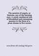 The passion of angels, or Sintram, son of the burning eyes. A weird, mediaeval tale of bloodshed and consuming passion in the form of a prose drama in five scenes, Lion [from old catalog] Margrave 