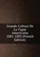 Grande Culture De La Vigne Americaine 1881-1883 (French Edition), 