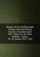 Report of the Marlborough College Natural History Society (Founded April 9Th, 1864), for the Year Ending ., Issues 70-74; issues 1921-1925, 