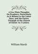 A Few Plain Thoughts On Prophecy, Particularly As It Relates to the Latter Days, and the Future Triumph of the Church of Christ: In 5 Letters, William Marsh 