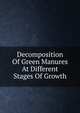Decomposition Of Green Manures At Different Stages Of Growth, 