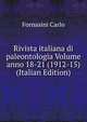Rivista italiana di paleontologia Volume anno 18-21 (1912-15) (Italian Edition), Fornasini Carlo 