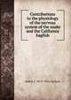 Contributions to the physiology of the nervous system of the snake and the California hagfish, Anton J. 1875-1956 Carlson 