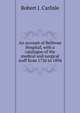 An account of Bellevue Hospital, with a catalogue of the medical and surgical staff from 1736 to 1894, Robert J. Carlisle 