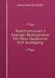 Teatercensuren I Sverige: Redogorelse For Dess Uppkomst Och Andegang, Johan Gabriel Carlen 