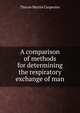 A comparison of methods for determining the respiratory exchange of man, Thorne Martin Carpenter 