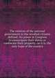 The relation of the national government to the revolted citizens defined. No power in Congress to emancipate their slaves or confiscate their property . as it is, the only hope of the country, 