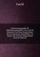 Hydroscopographie Et M?talloscopographie, Ou, L'art De D?couvrir Les Eaux Souterraines Et Les Gisements Metalliferes Au Moyen De L'electro-Magn?tisme (French Edition), Carrie 