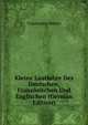Kleine Lautlehre Des Deutschen, Franzosischen Und Englischen (German Edition), Trautmann Moritz 