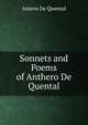 Sonnets and Poems of Anthero De Quental, Antero de Quental 