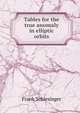 Tables for the true anomaly in elliptic orbits, Frank Schlesinger 