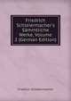 Friedrich Schleiermacher's S?mmtliche Werke, Volume 2 (German Edition), Friedrich Schleiermacher 