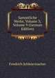 Sammtliche Werke, Volume 3; Volume 9 (German Edition), Friedrich Schleiermacher 