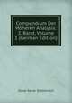 Compendium Der Hoheren Analysis: 2. Band, Volume 1 (German Edition), Oskar Xaver Schlomilch 