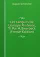Les Langues De L'europe Moderne, Tr. Par H. Ewerbeck (French Edition), August Schleicher 